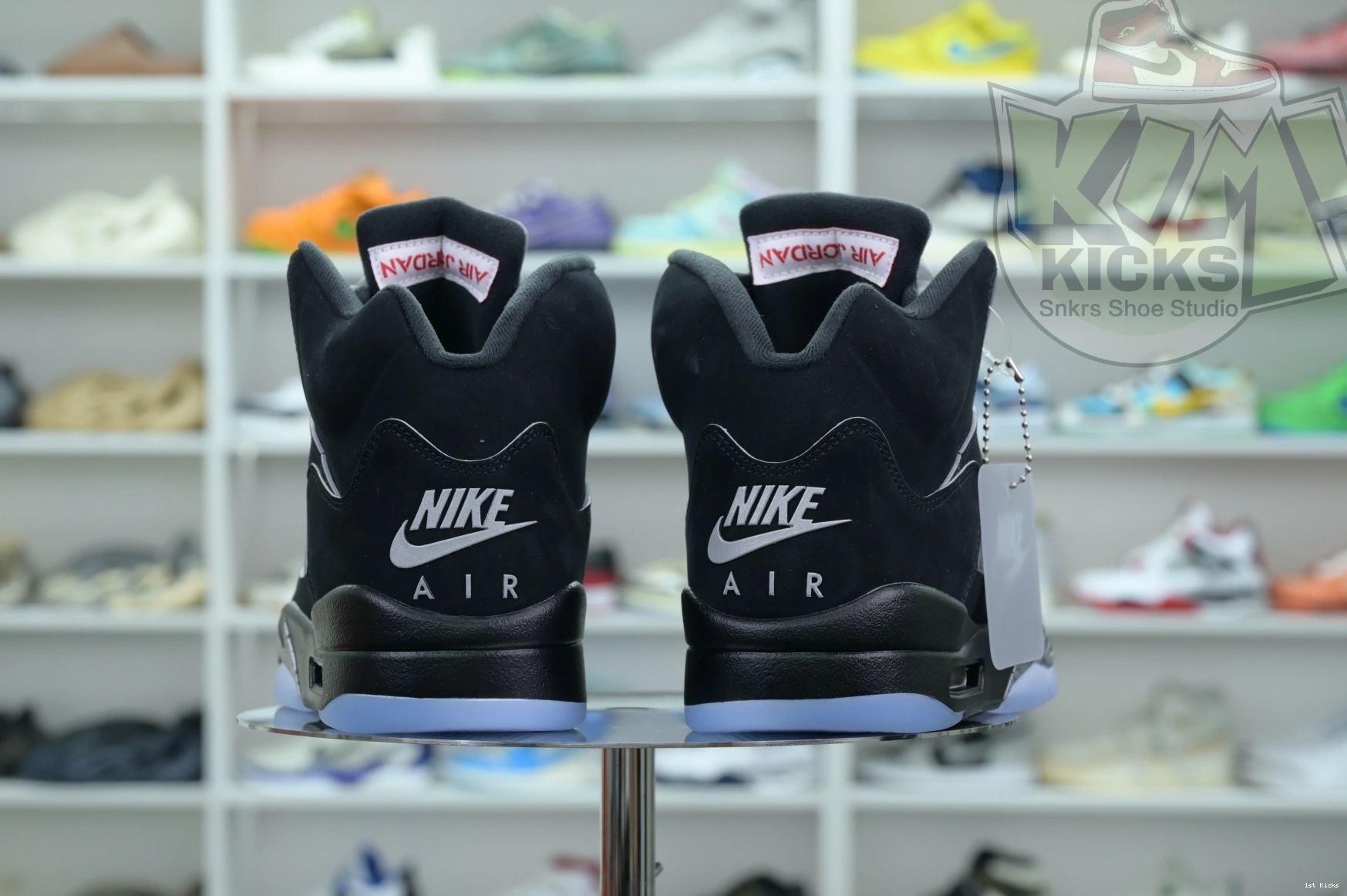 5“BLACK Kimikick Jordan 1856 REIMAGINED” Jordan AllSeason METALLIC Air 0113